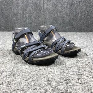 Teva Sandals Womens 7 Blue Strappy Hiking Adjustable Comfort 4266